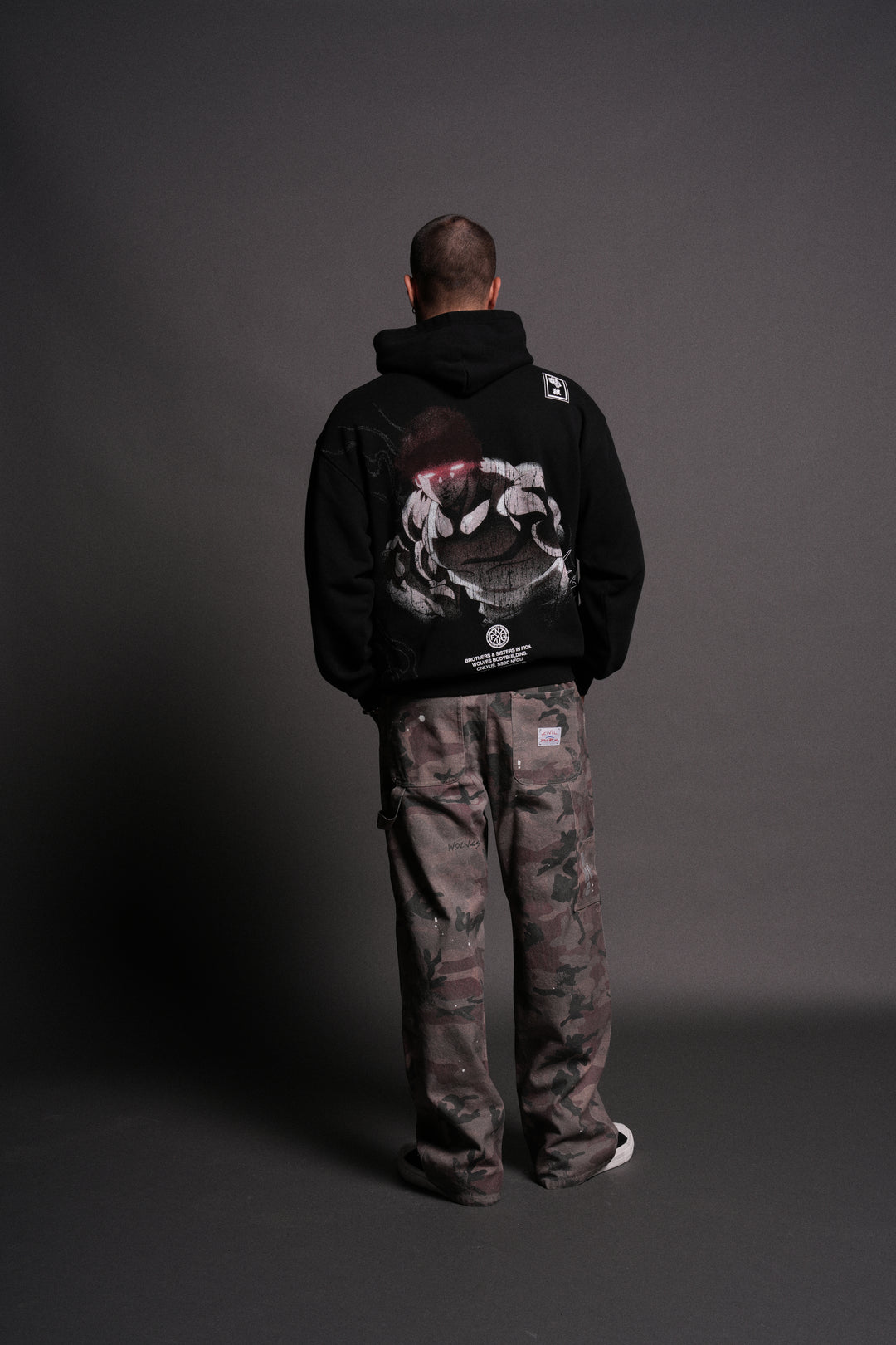 Baki Hanma "Pierce" Hoodie in Black