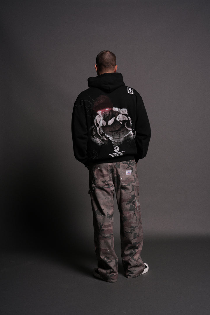 Baki Hanma "Pierce" Hoodie in Black