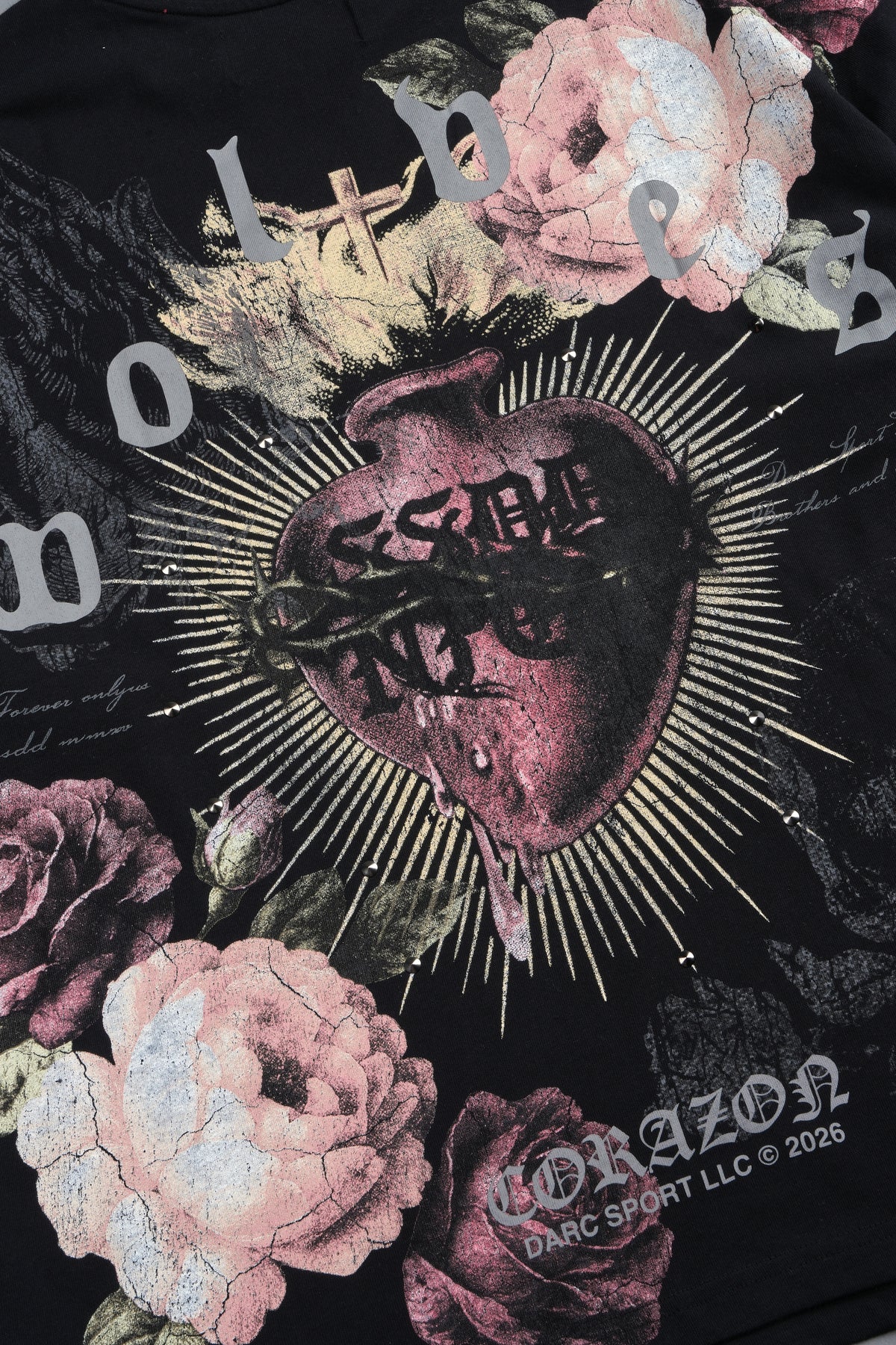 Darc Corazon Premium Oversized Tee In Black
