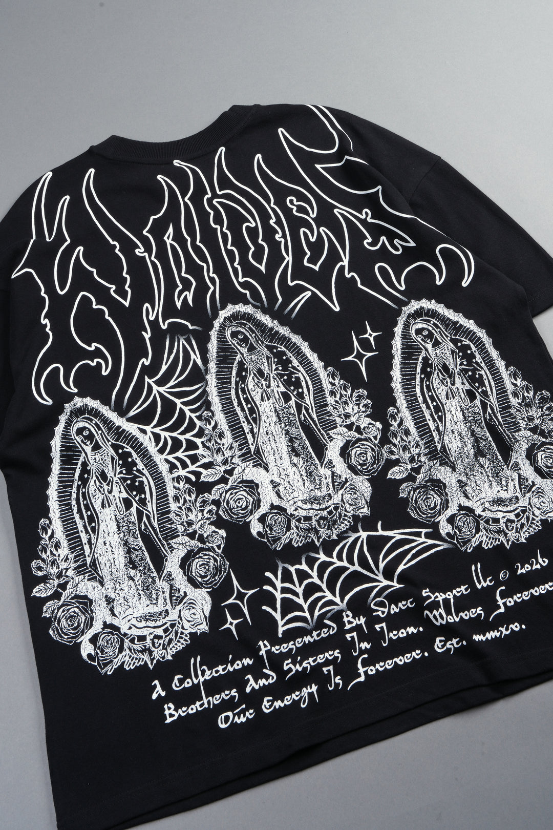Her Prayer Premium Oversized Tee In Black