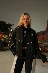 Wolves Quinn Unisex Track Jacket in Black