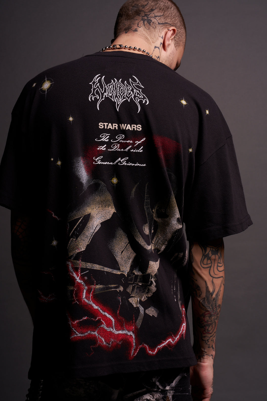 Grievous "Side By Side" Oversized Tee in Black