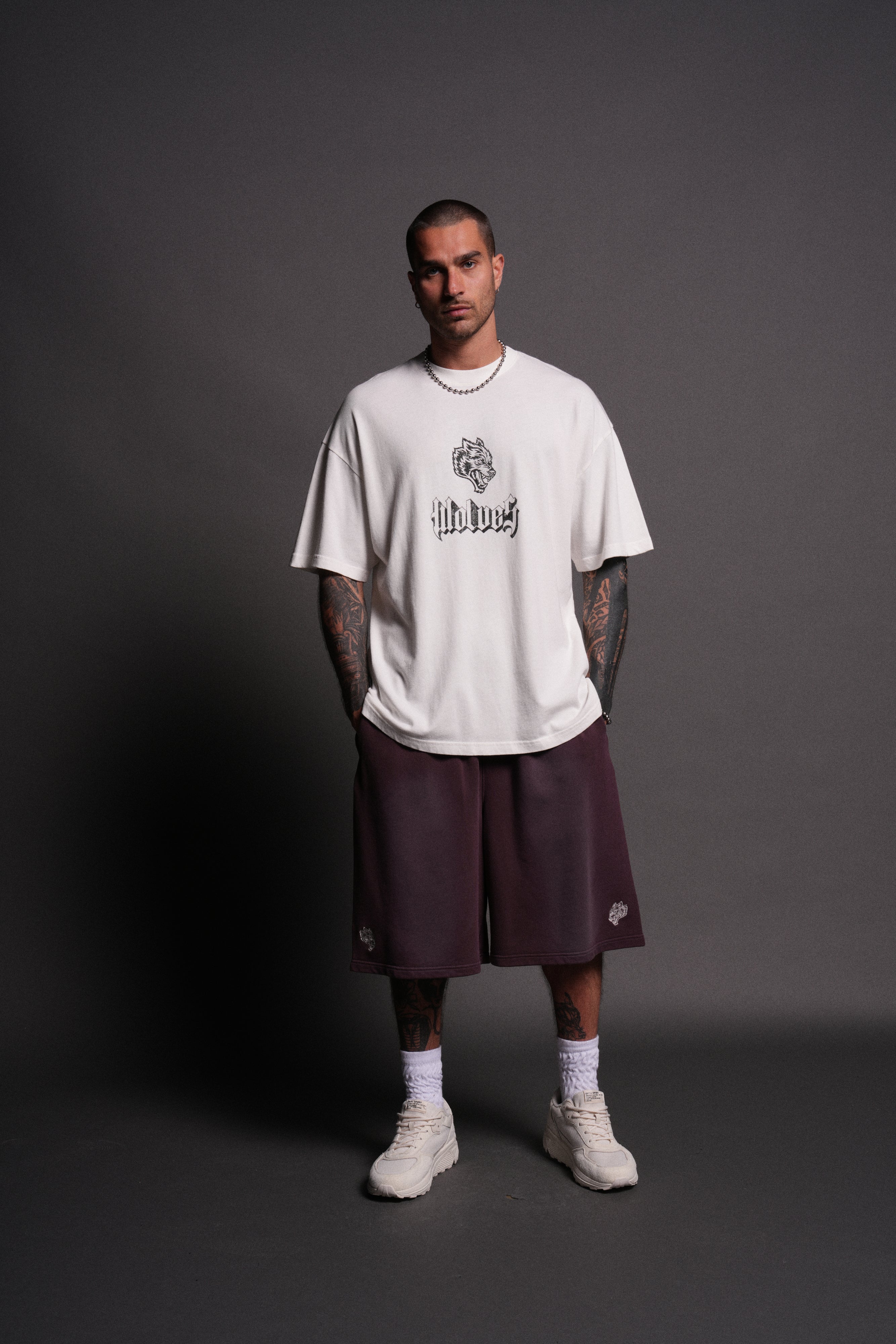Determined "Premium" Oversized Tee in Cream