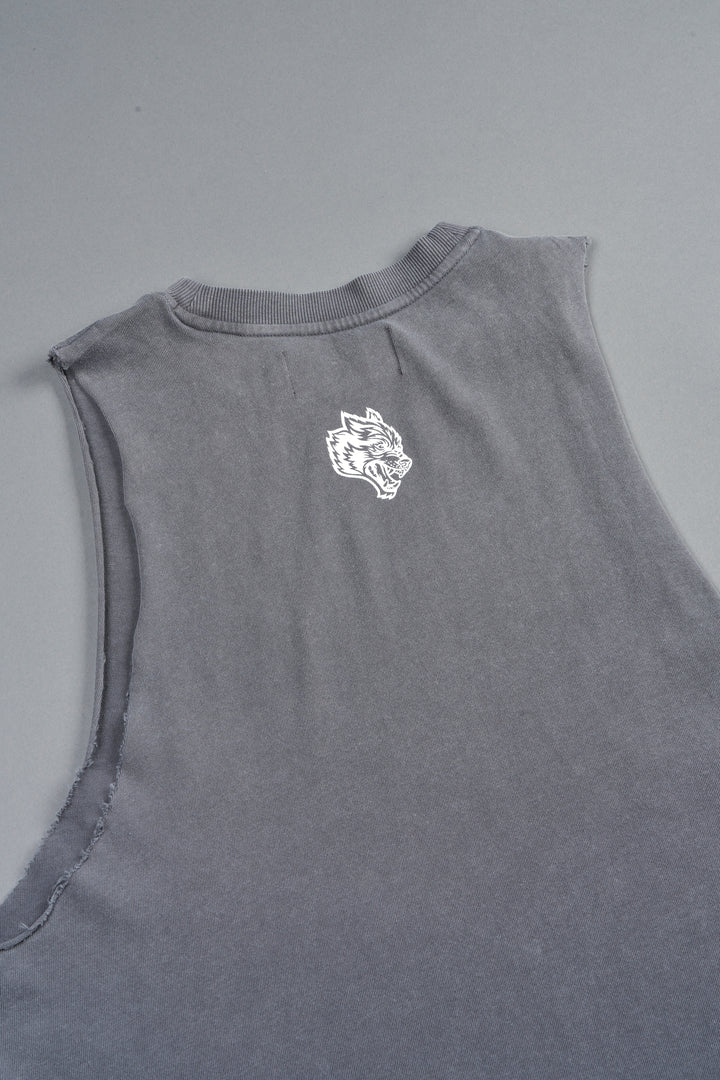 Dama De Las Rosas V2 Tommy Muscle Tee In Slate Gray