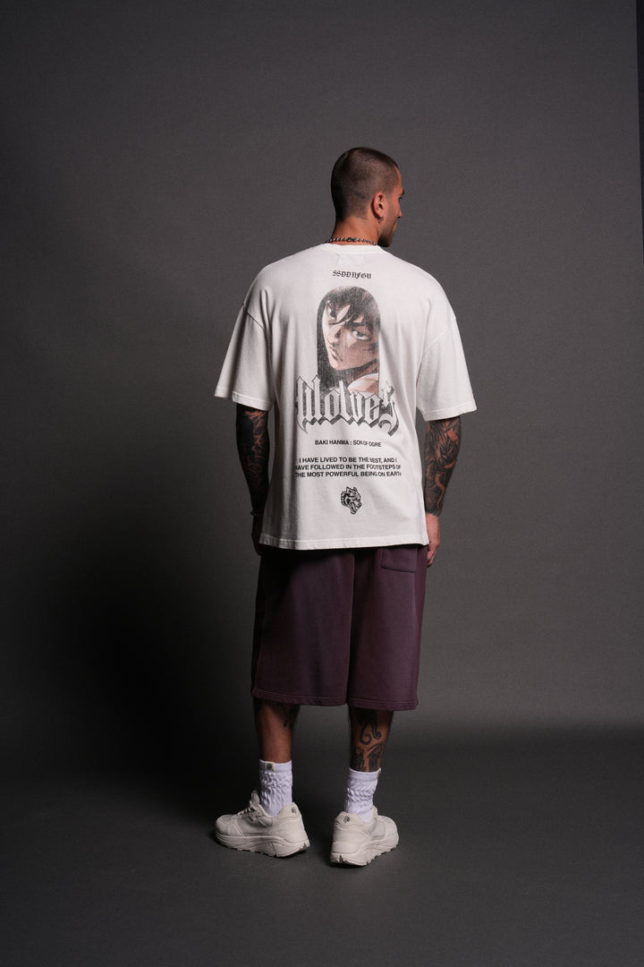 Determined "Premium" Oversized Tee in Cream