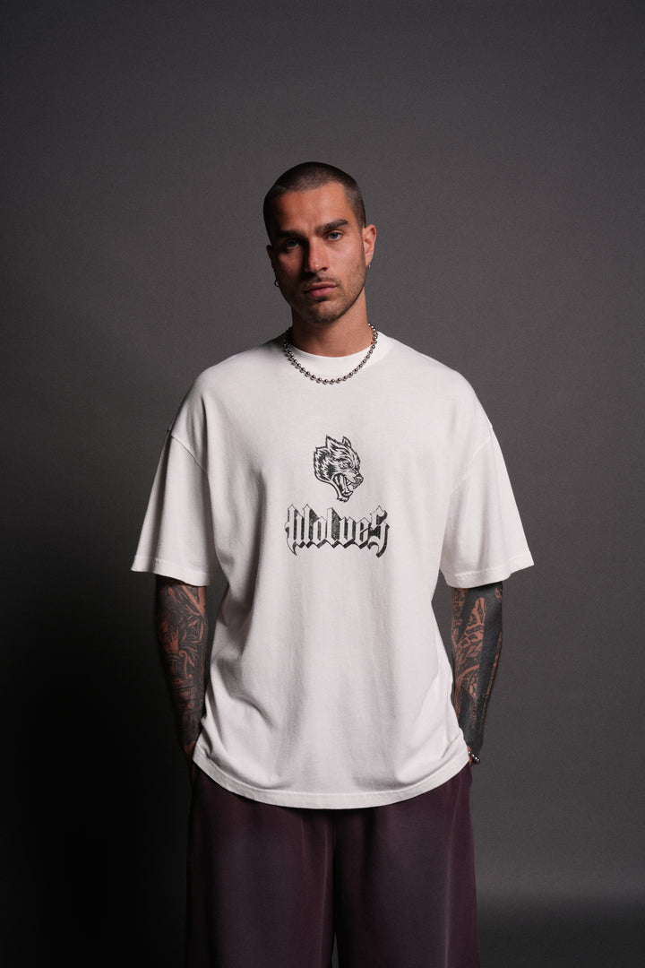 Determined "Premium" Oversized Tee in Cream