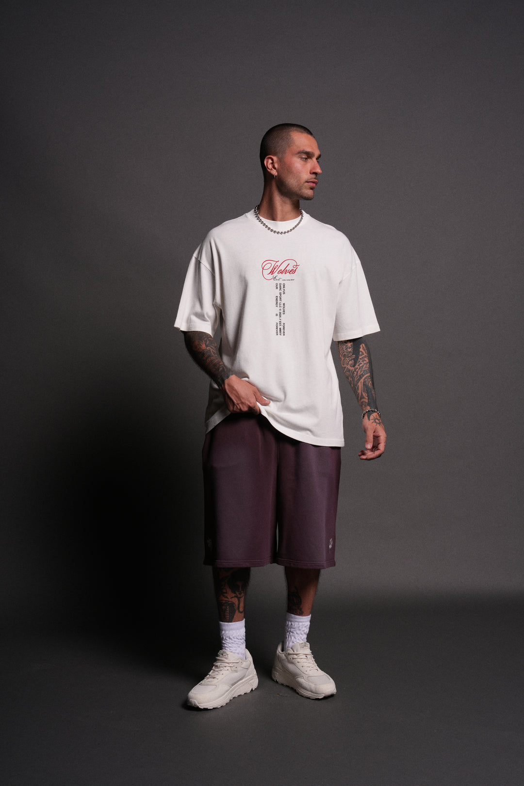 (1 Of 500) Wrath of Ogre "Premium" Oversized Tee in Cream