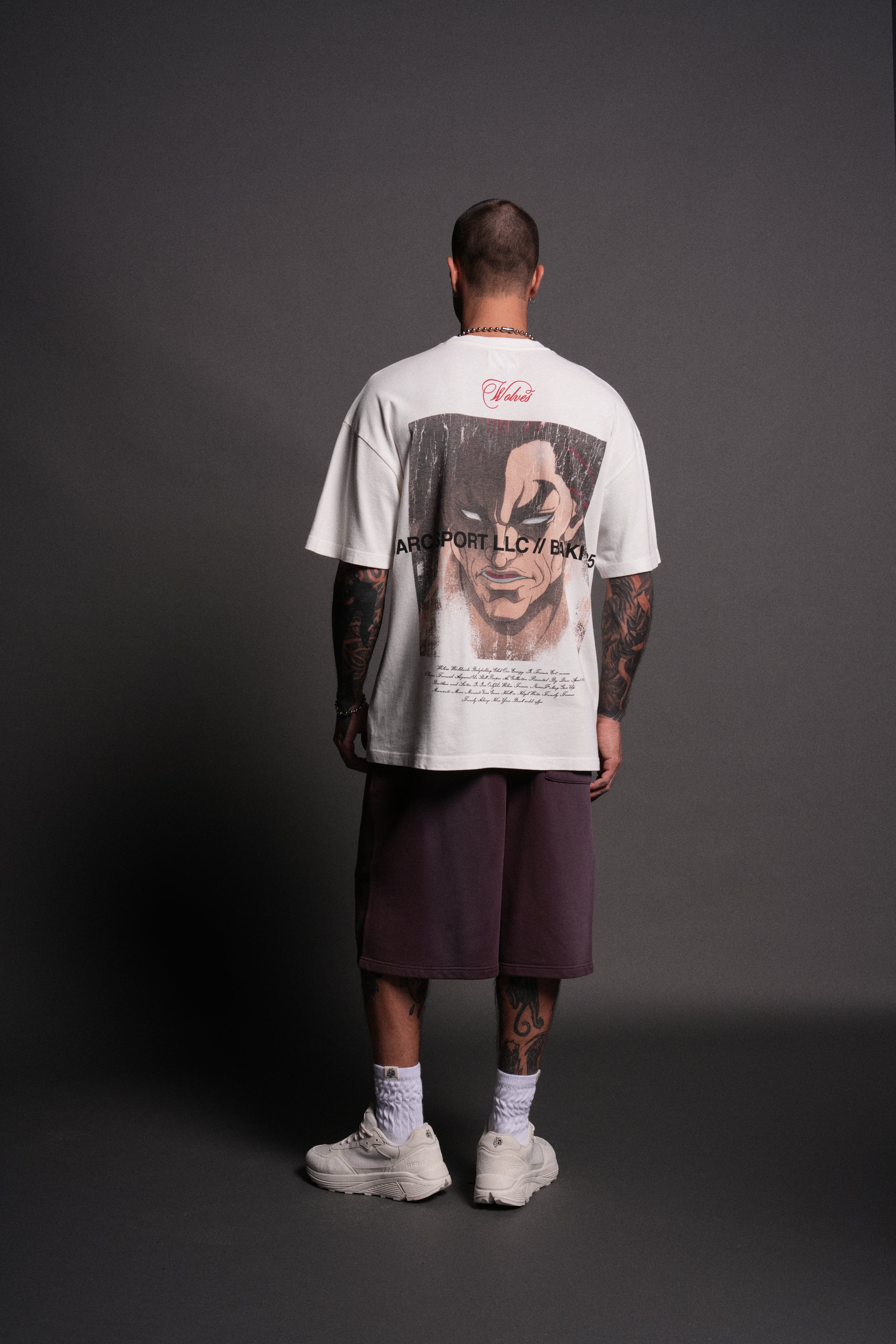 (1 Of 500) Wrath of Ogre "Premium" Oversized Tee in Cream
