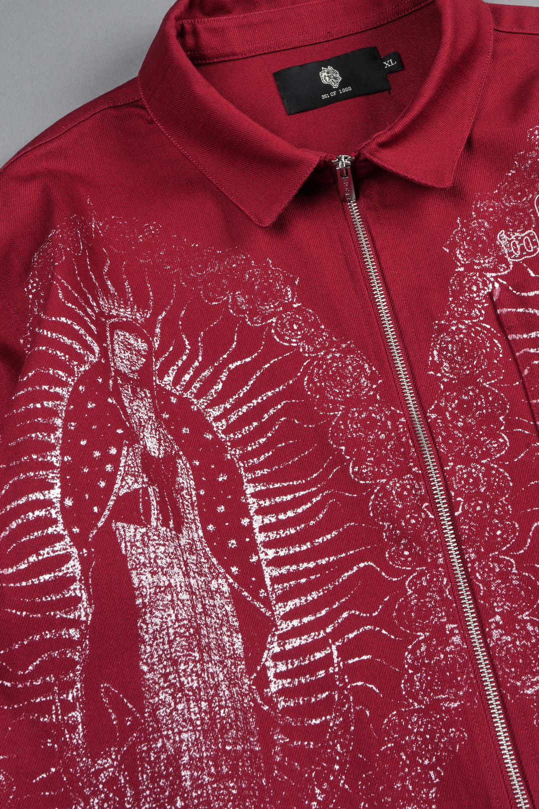 Nuestra Senora Ls Vince Shirt In Cherry Red