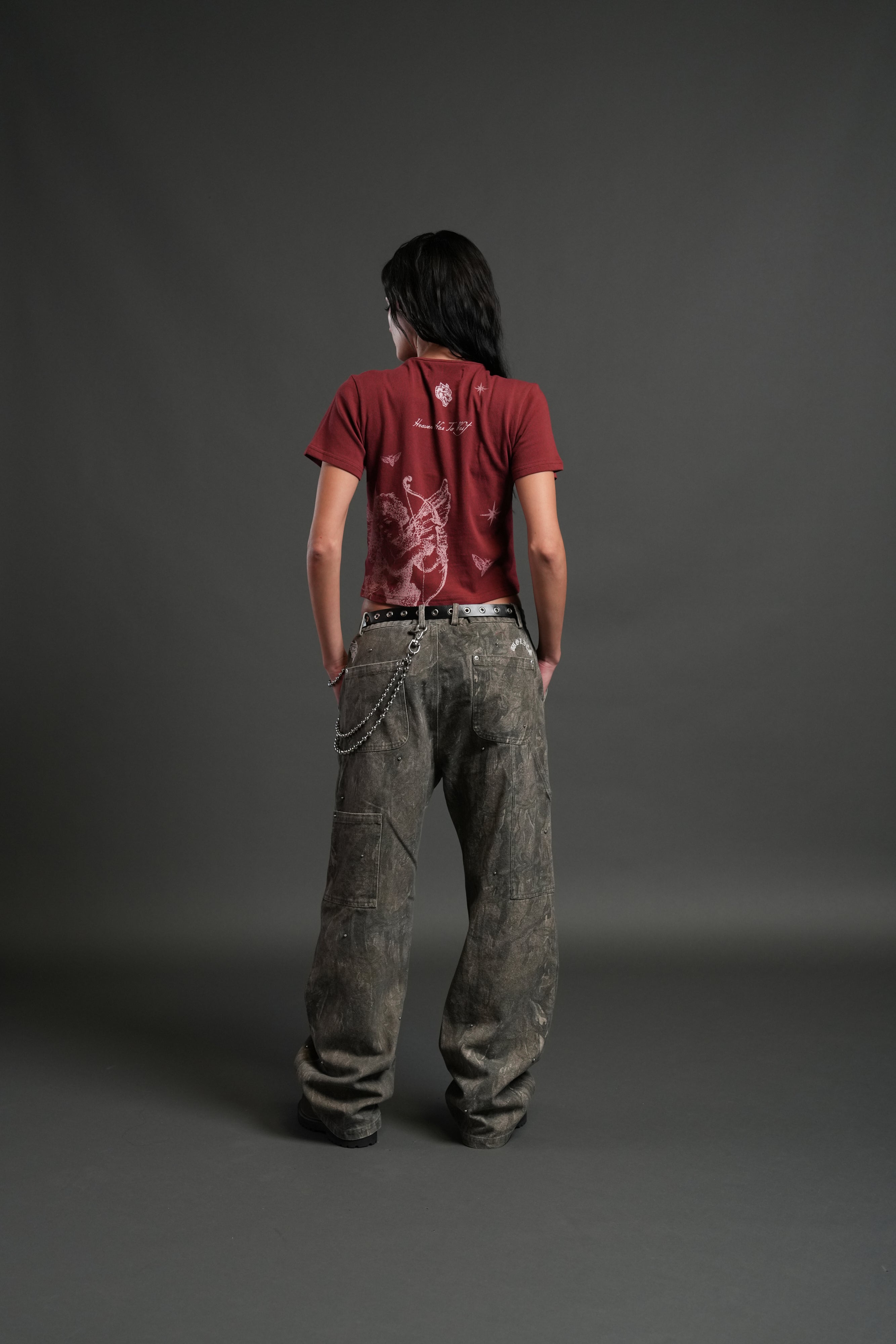 Sacred Flash "Timeless" Tee in Cherry Red