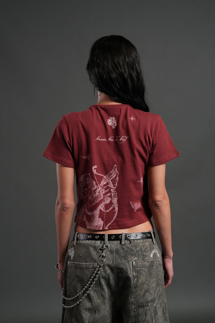 Sacred Flash "Timeless" Tee in Cherry Red