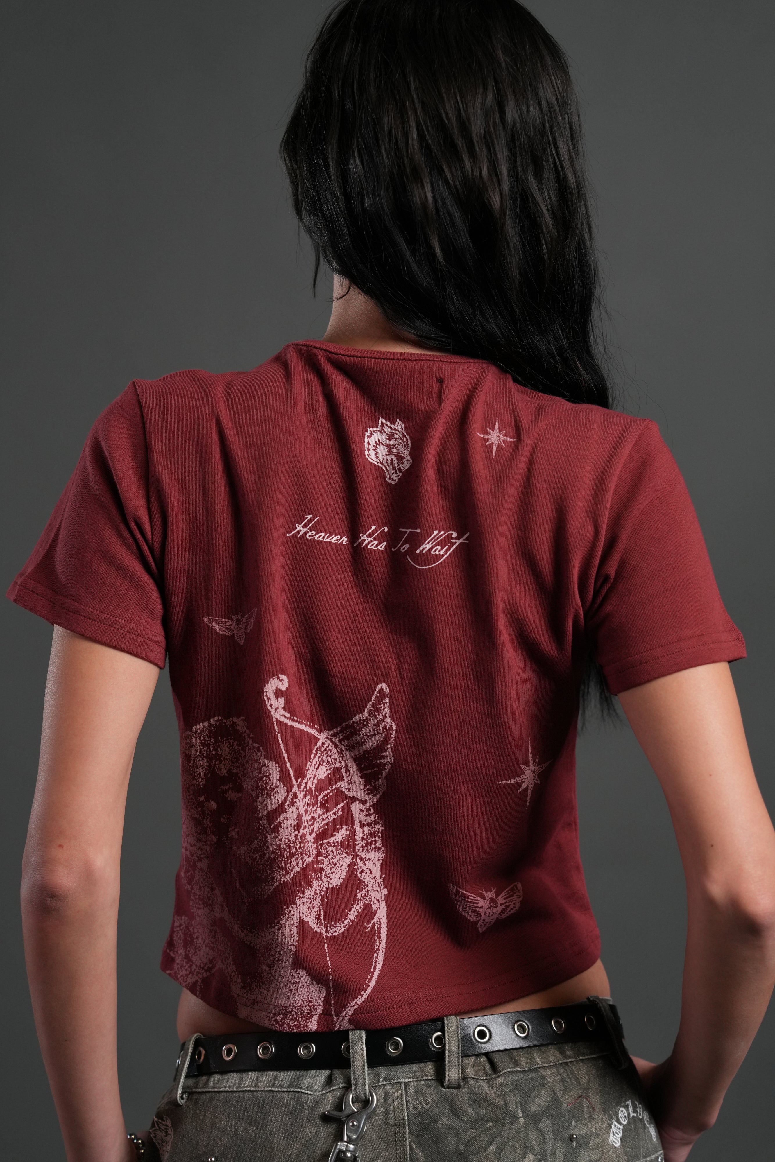 Sacred Flash "Timeless" Tee in Cherry Red