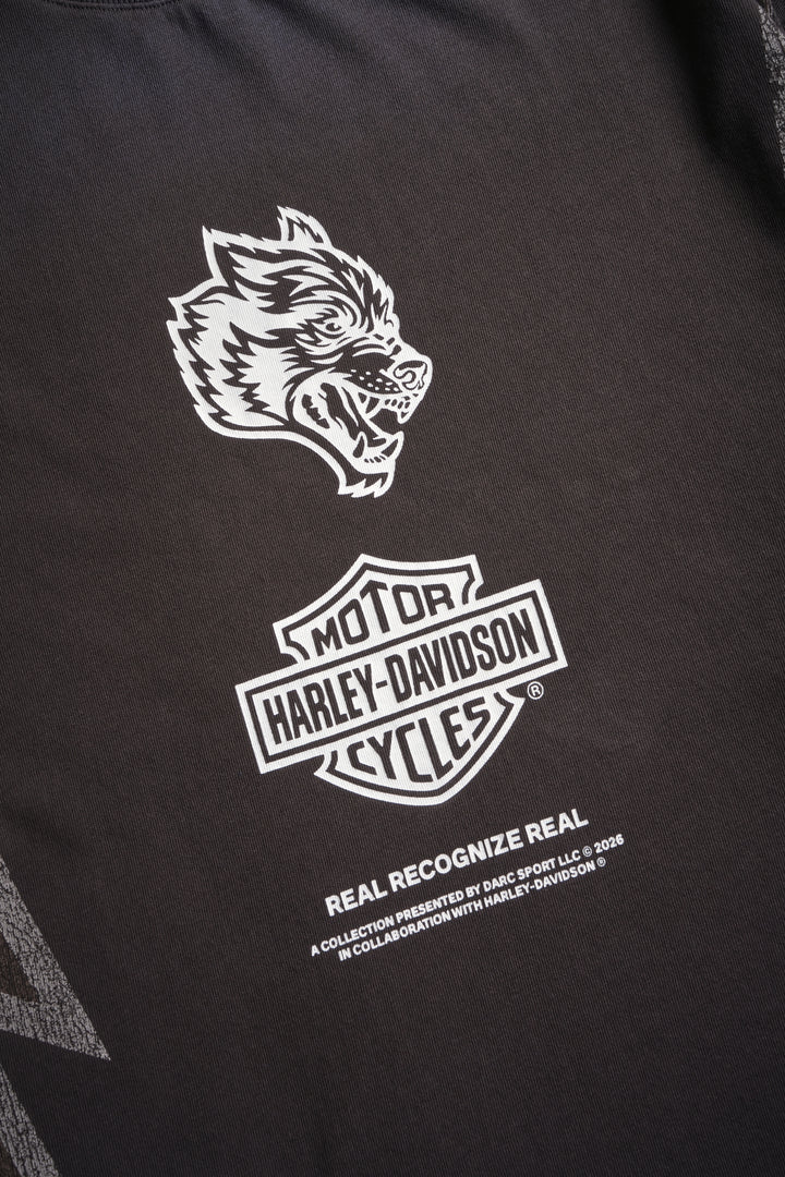 Real Recognize Real Unisex Premium Oversized Tee in Darc Brown Drift Wash