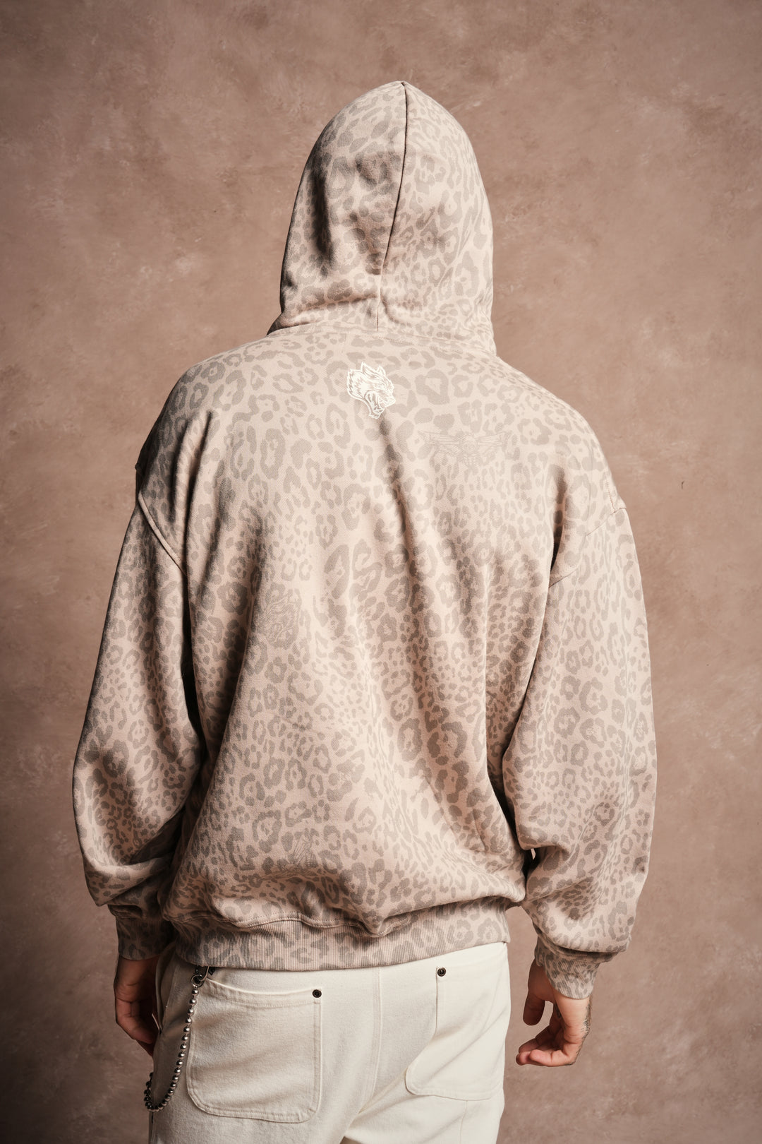 Mickey Mouse Hesh Pierce Hoodie in Clay Leopard