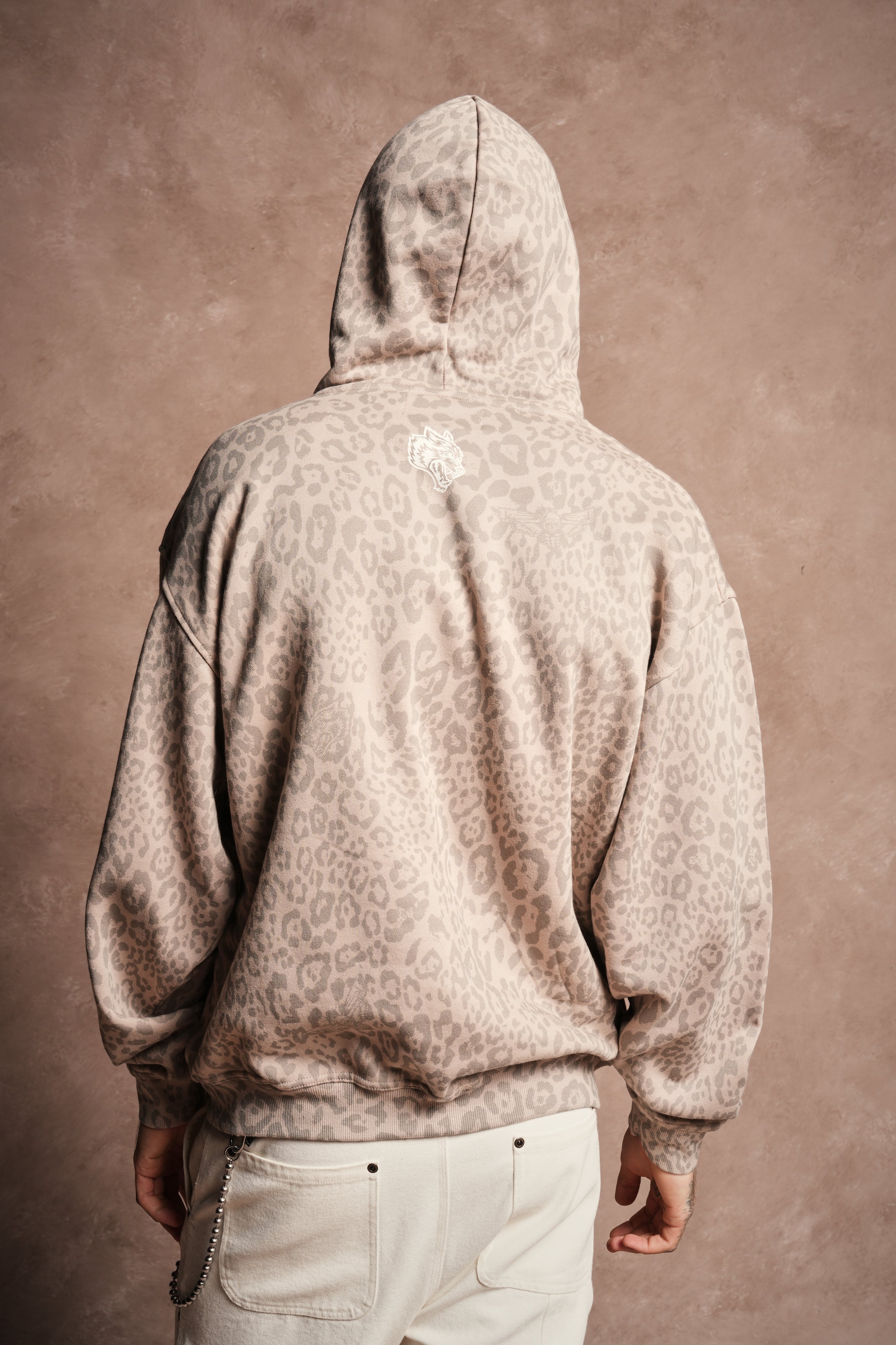 Mickey Mouse Hesh Pierce Hoodie in Clay Leopard
