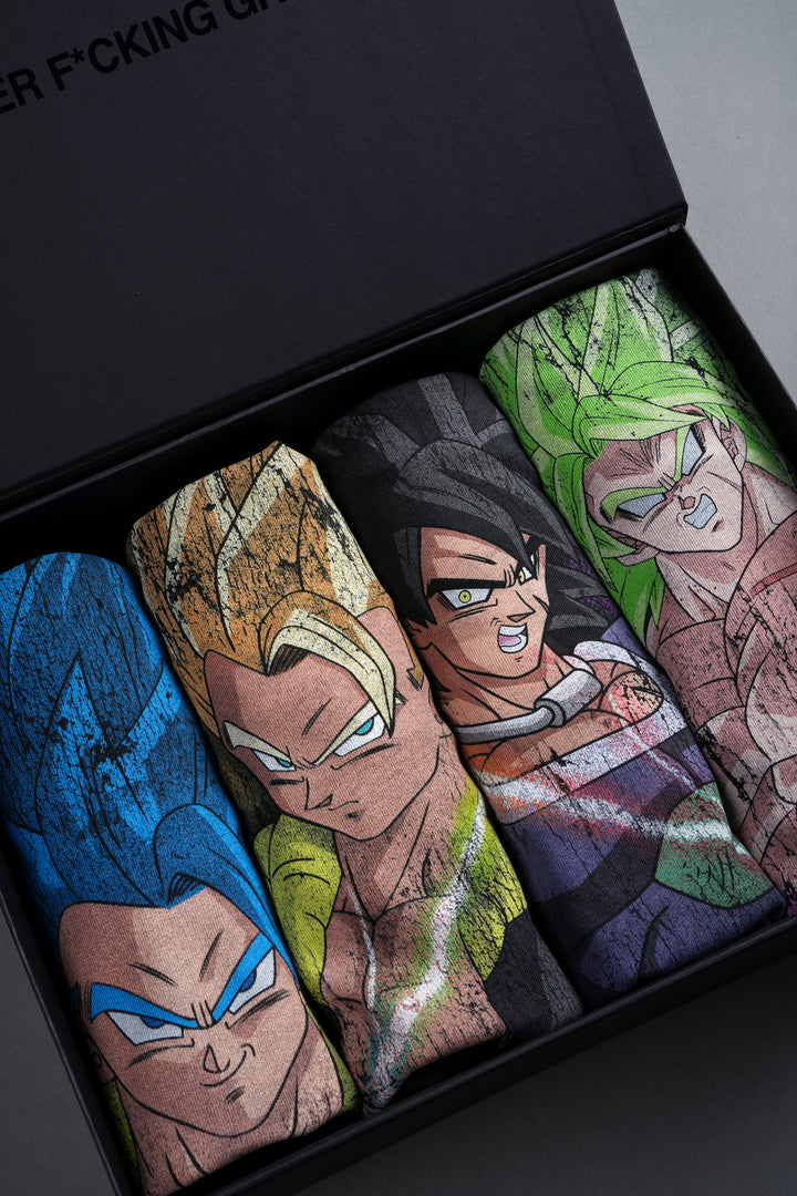 Broly VS Gogeta "Side By Side" Tee Box Set in Black