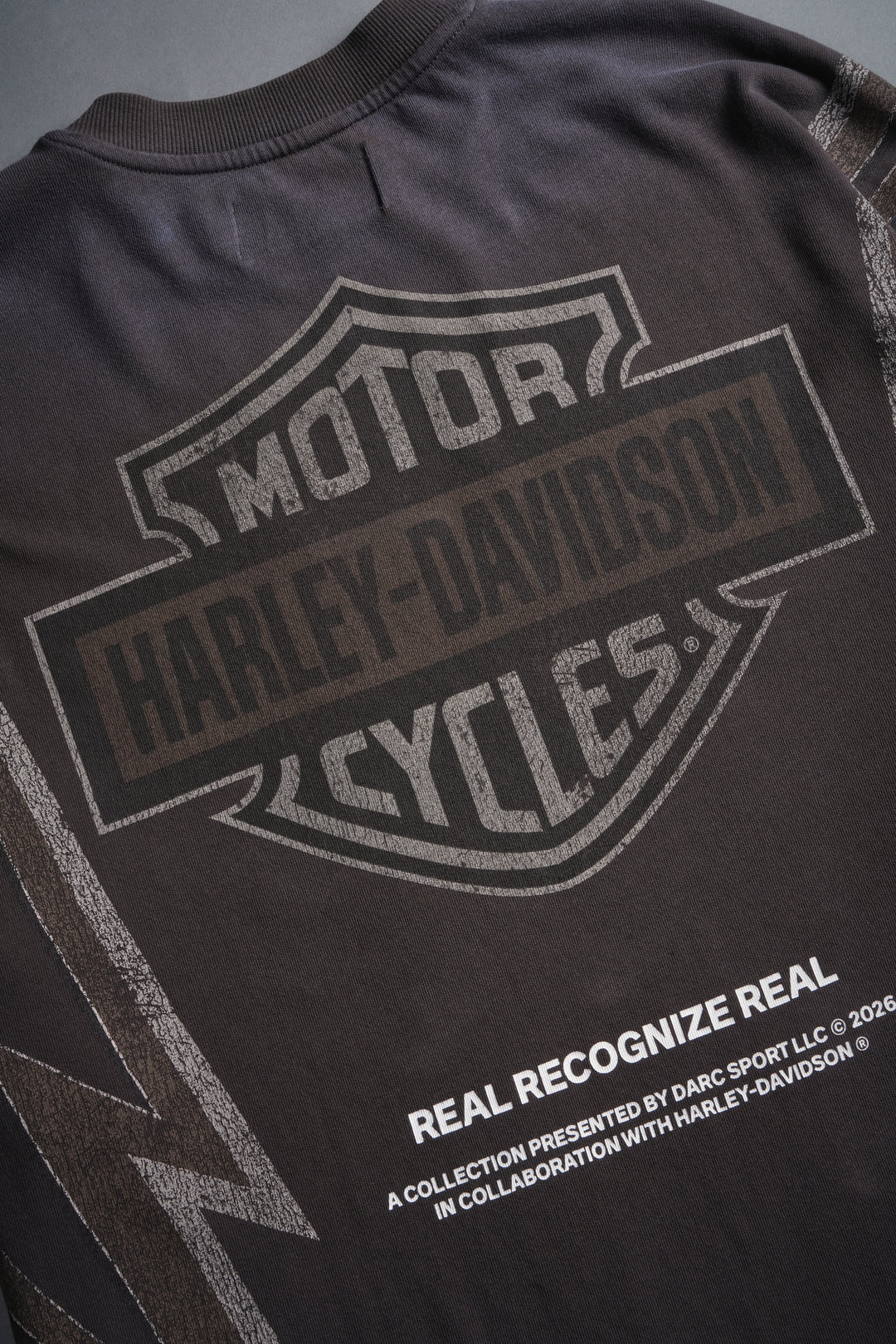 Real Recognize Real Unisex Premium Oversized Tee in Darc Brown Drift Wash