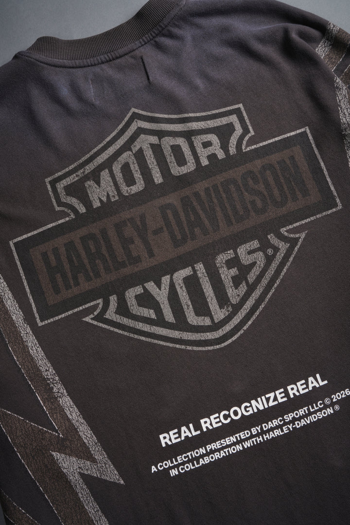 Real Recognize Real Unisex Premium Oversized Tee in Darc Brown Drift Wash