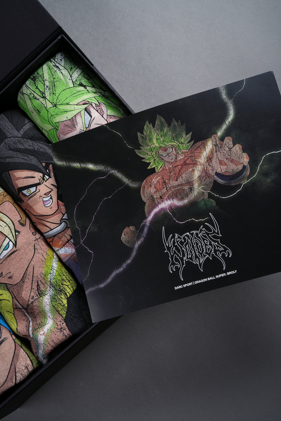 Broly VS Gogeta "Side By Side" Tee Box Set in Black