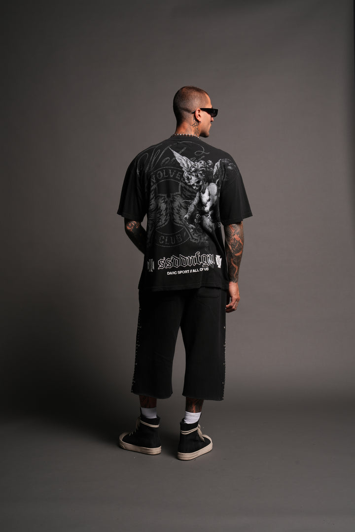 Wolves Heritage Lennox Sweat Pants In Black