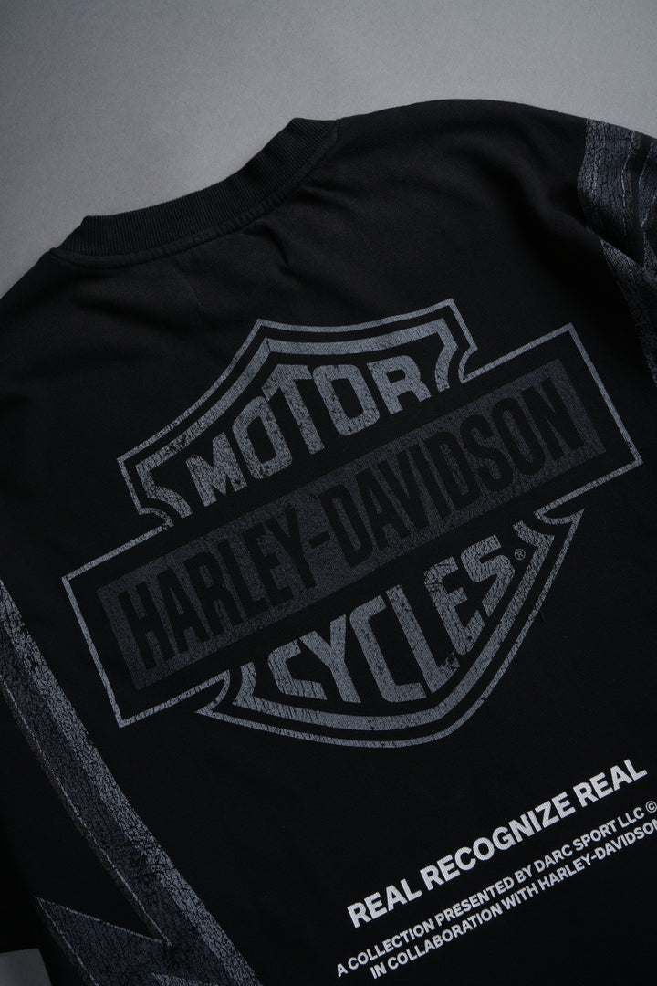 Real Recognize Real Unisex Premium Oversized Tee in Black Drift Wash