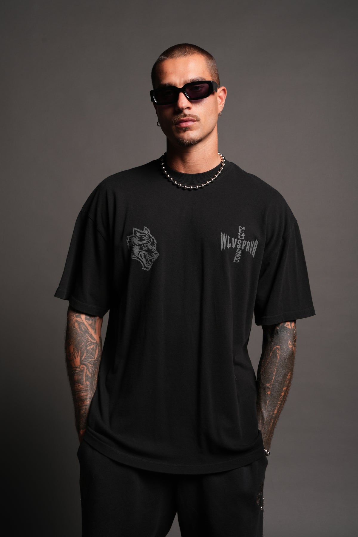 All Of Us 1 Of 500 Premium Oversized Tee In Black