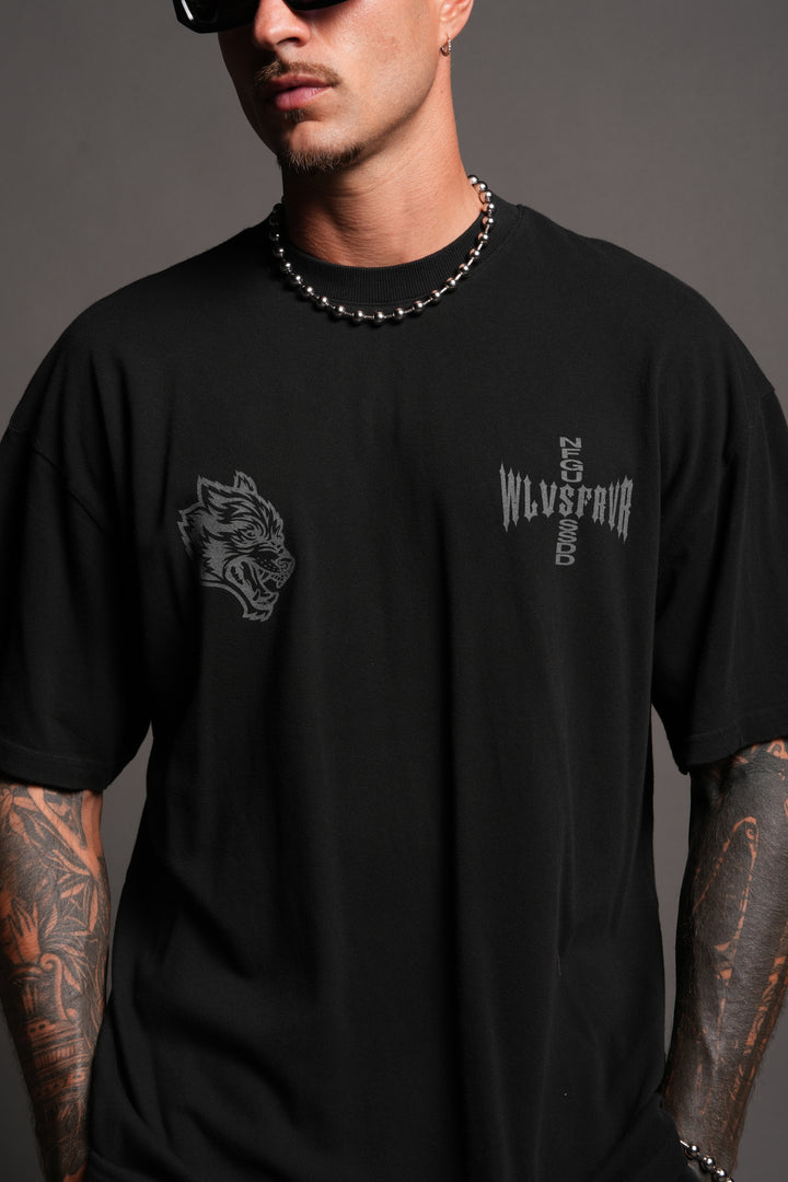 All Of Us 1 Of 500 Premium Oversized Tee In Black