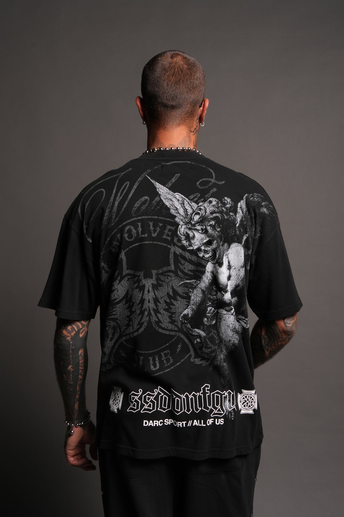 All Of Us 1 Of 500 Premium Oversized Tee In Black