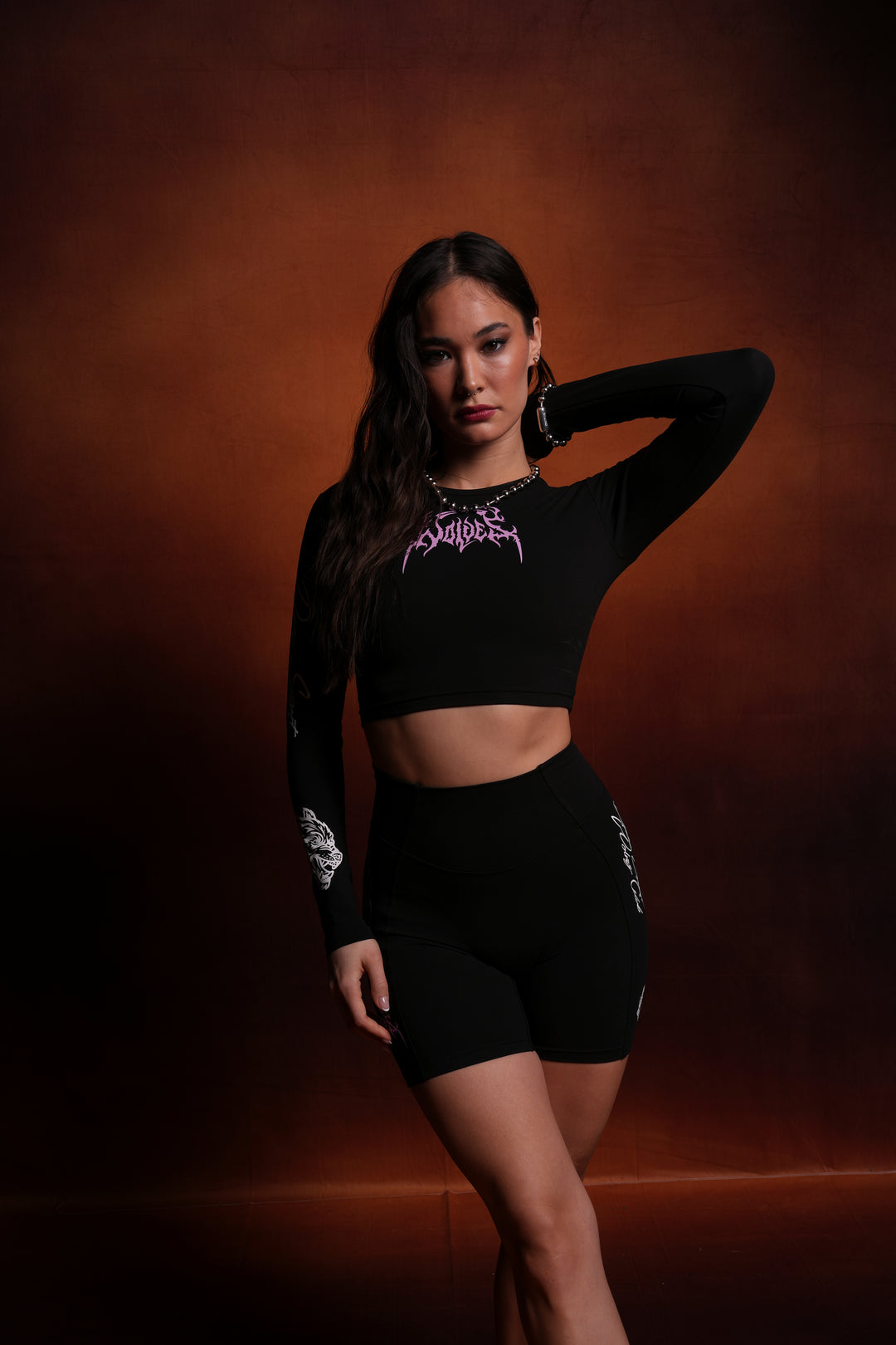 Wolves Hesh Forever L/S "Energy" Top in Black
