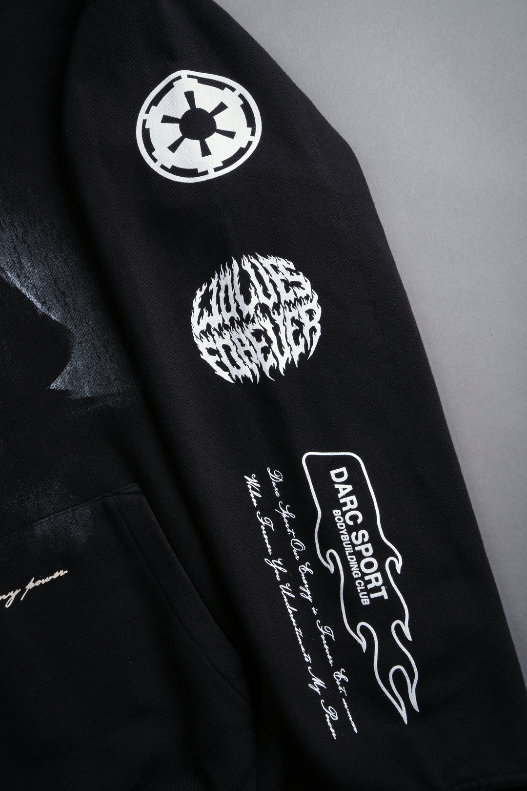 The Power of The Dark Side Vader "Pierce" Hoodie in Black