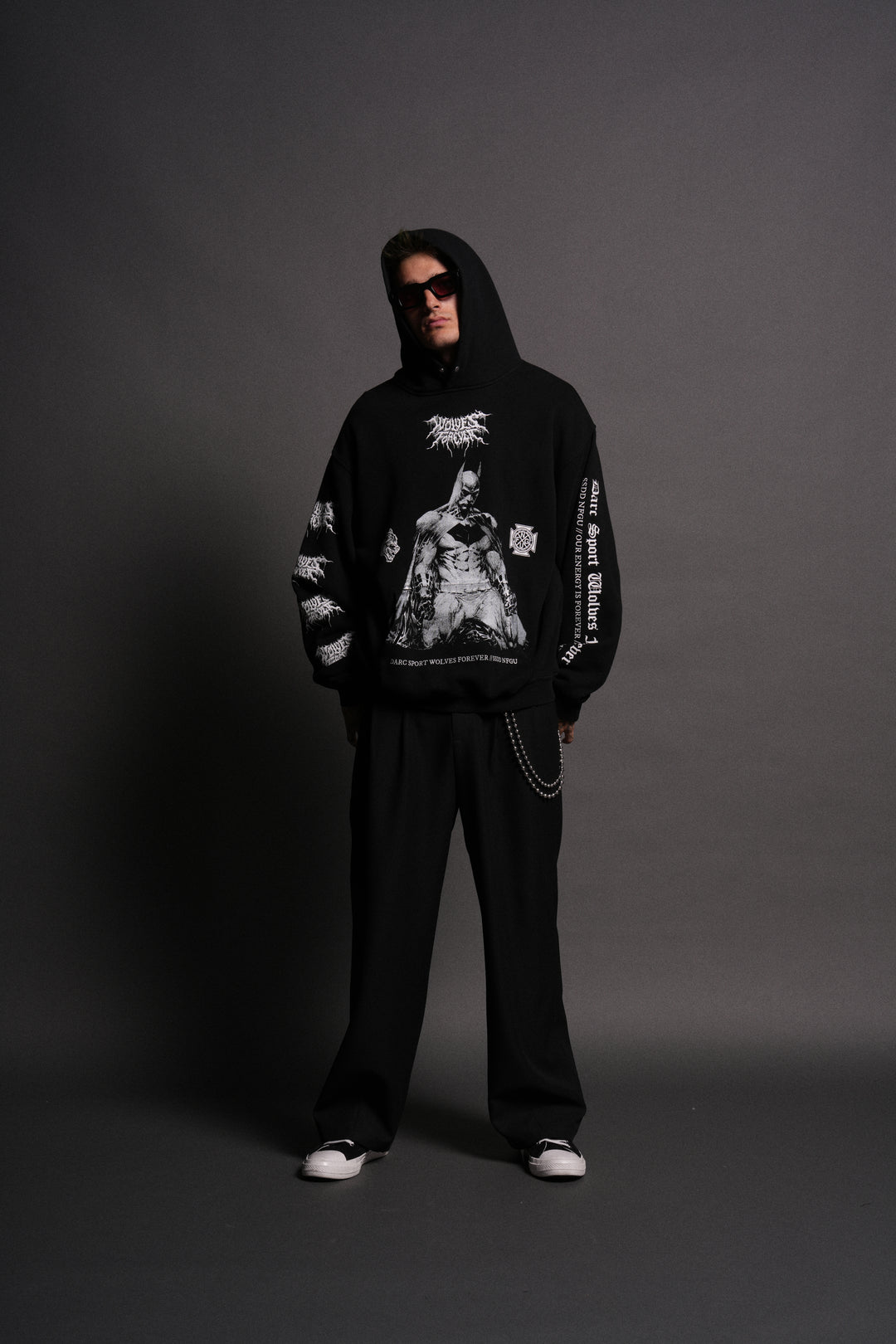 Where Shadows Begin "Pierce" Hoodie in Black
