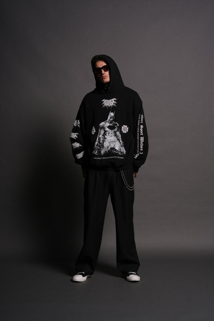 Where Shadows Begin "Pierce" Hoodie in Black