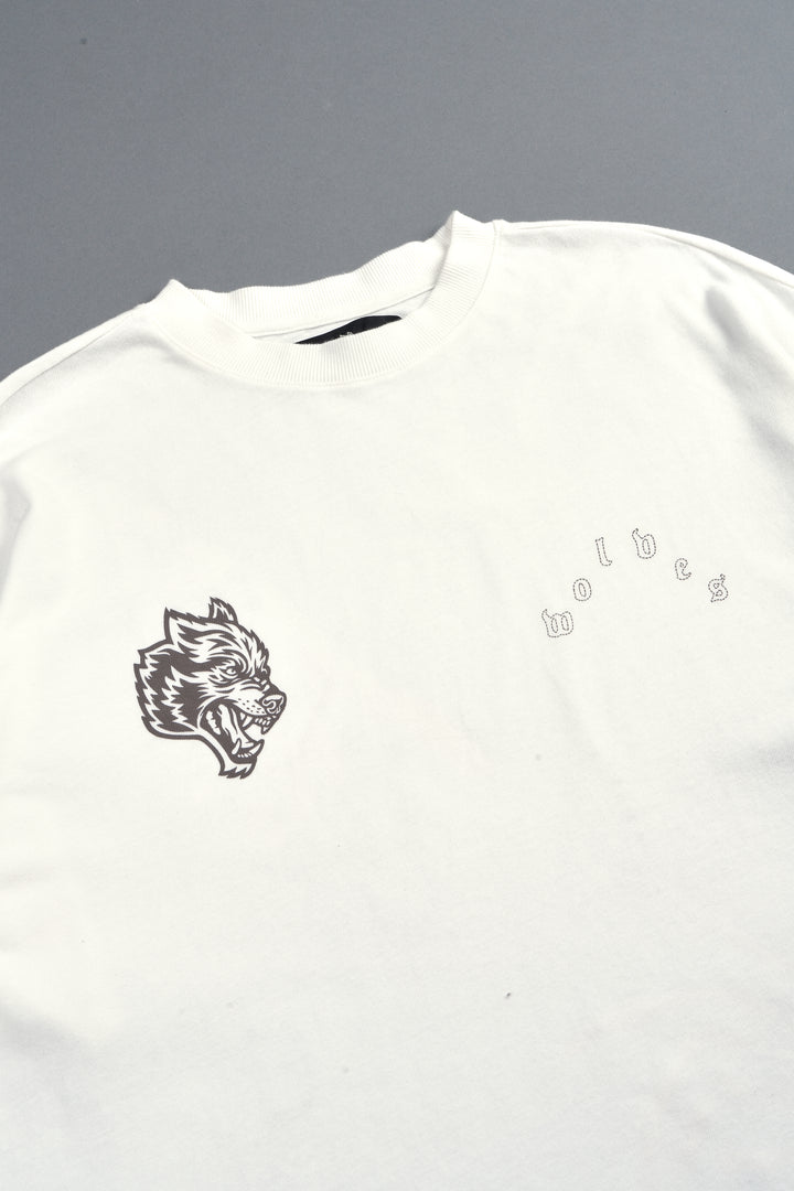 Hand That Holds Premium Oversized Tee In Cream