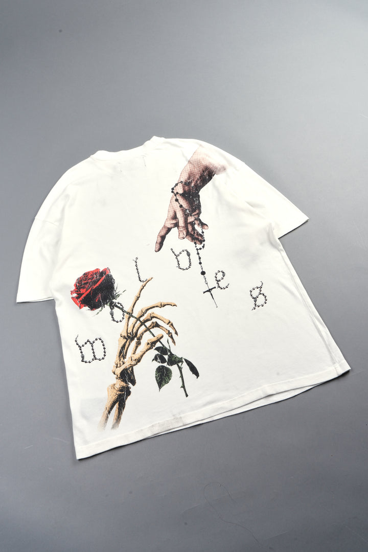 Hand That Holds Premium Oversized Tee In Cream