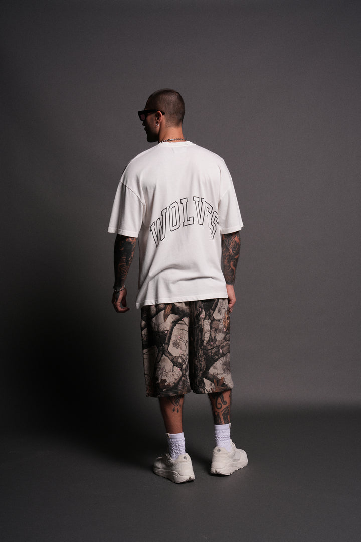 Enraged "Premium" Oversized Tee in Cream