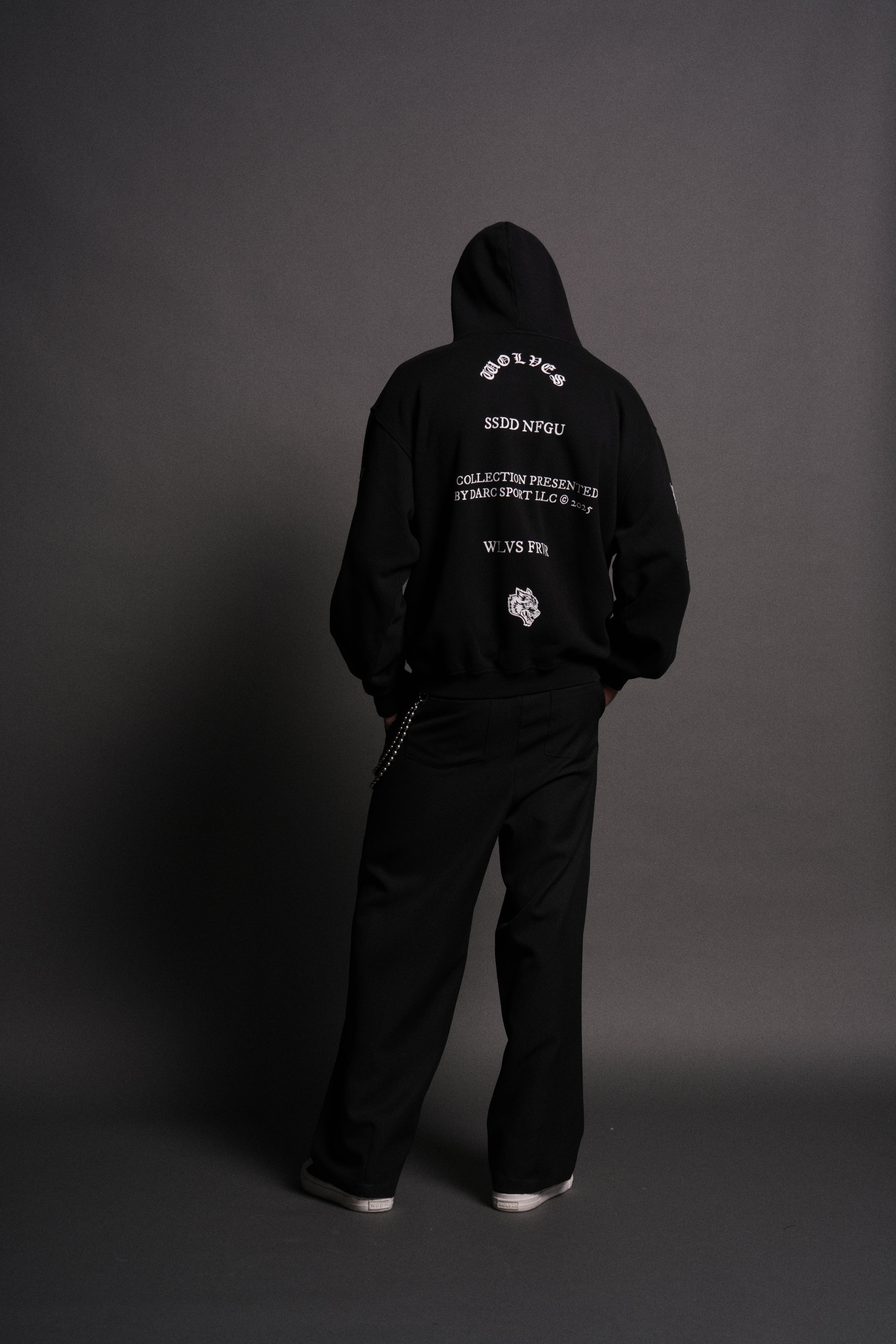 Where Shadows Begin "Pierce" Hoodie in Black