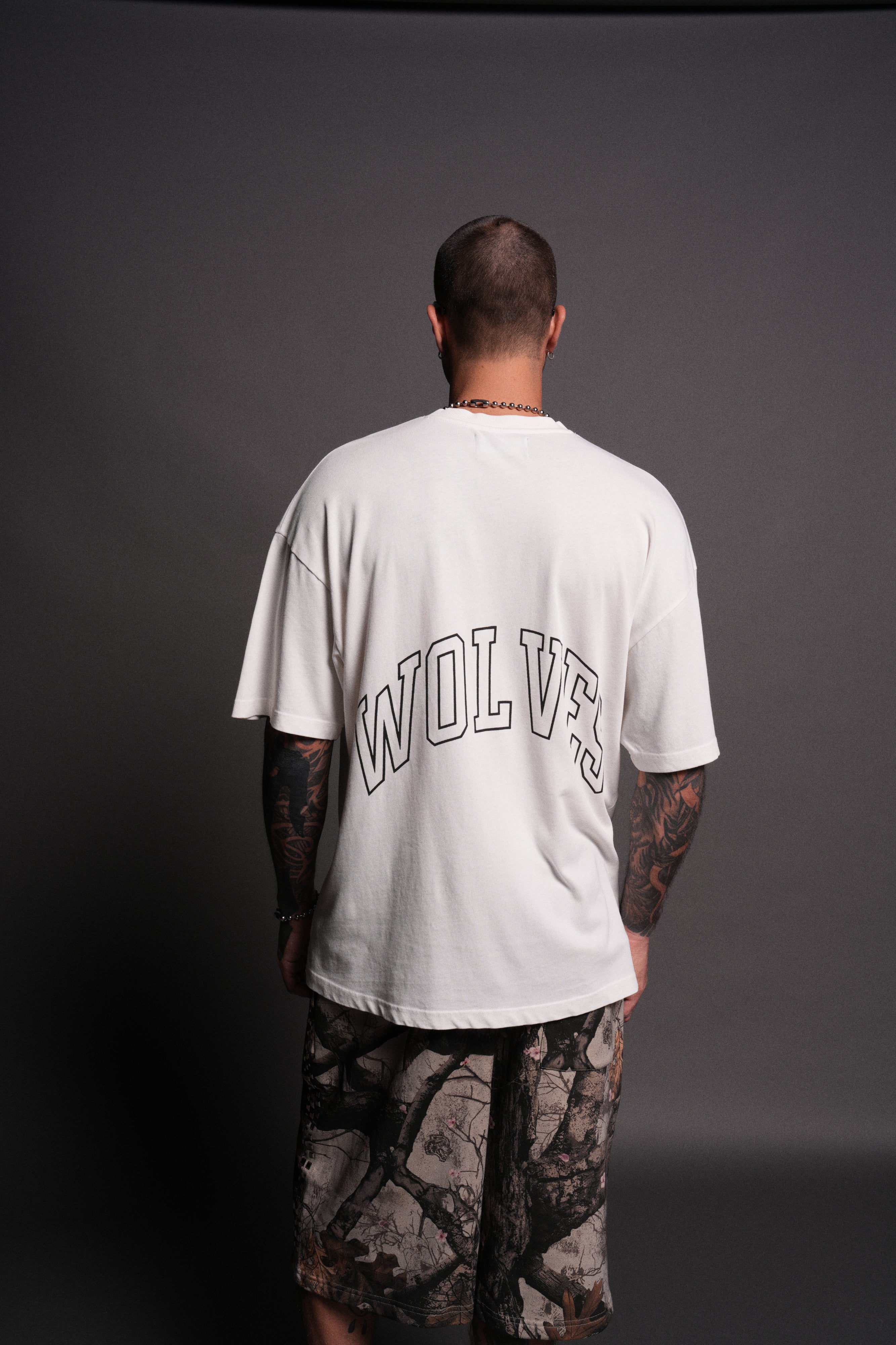 Enraged "Premium" Oversized Tee in Cream