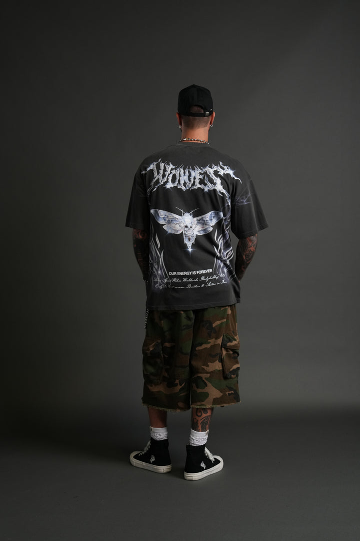 Iron Moth "Premium" Oversized Tee in Wolf Gray