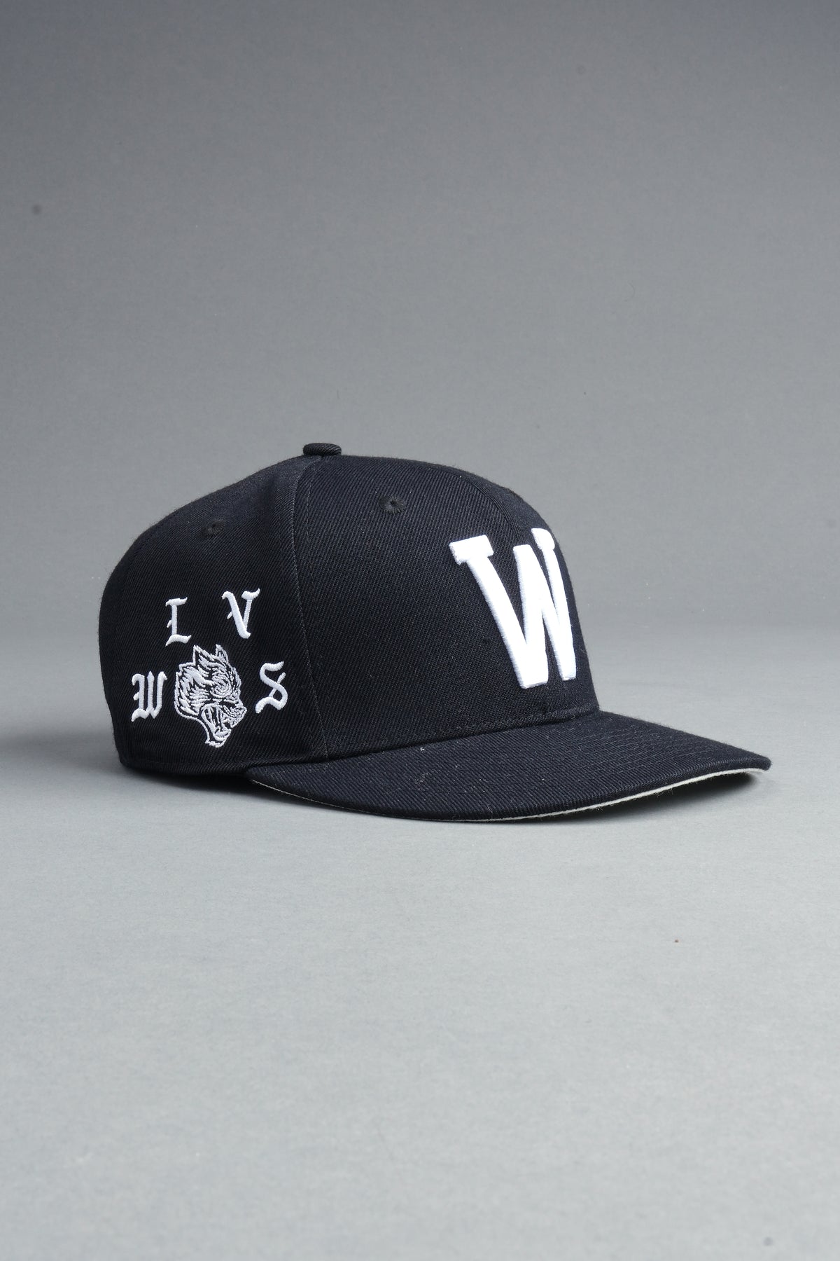 Nuestra Senora Fitted Cap In Black