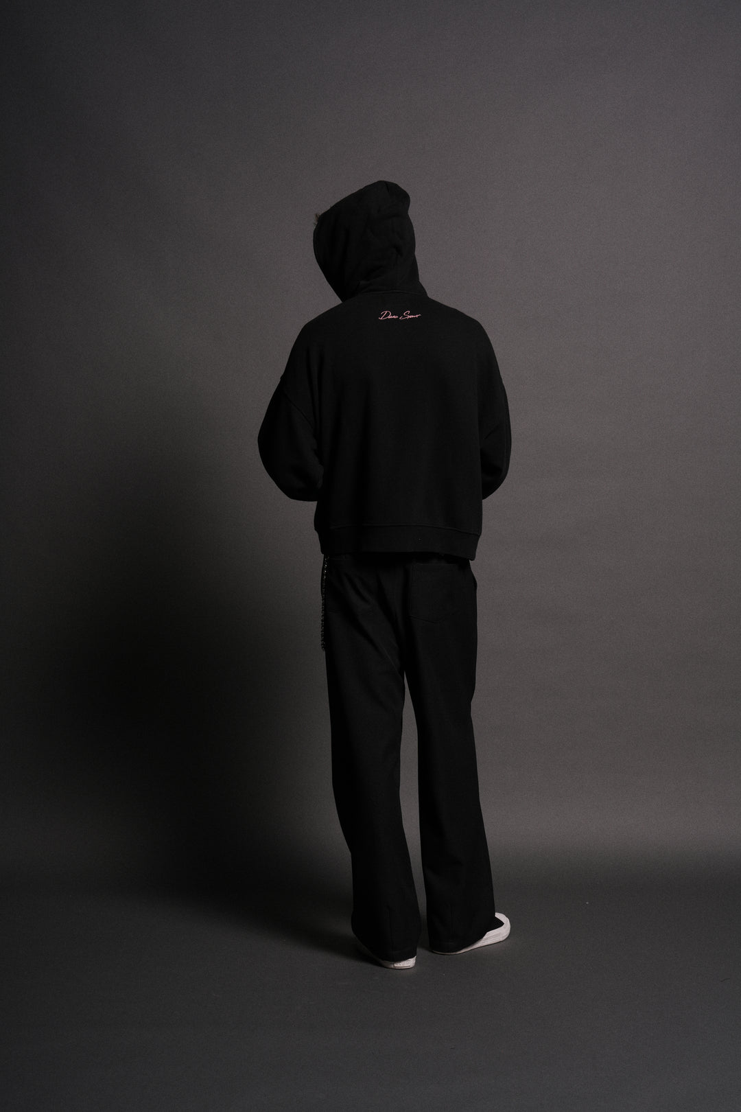 Selina Darco Double Zip Hoodie in Black