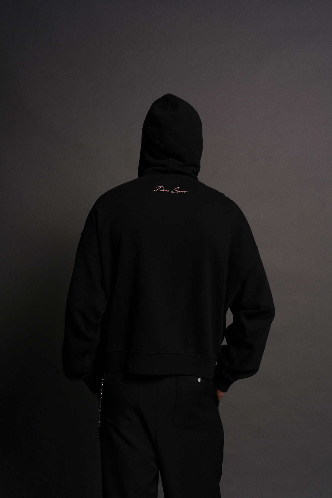 Selina Darco Double Zip Hoodie in Black