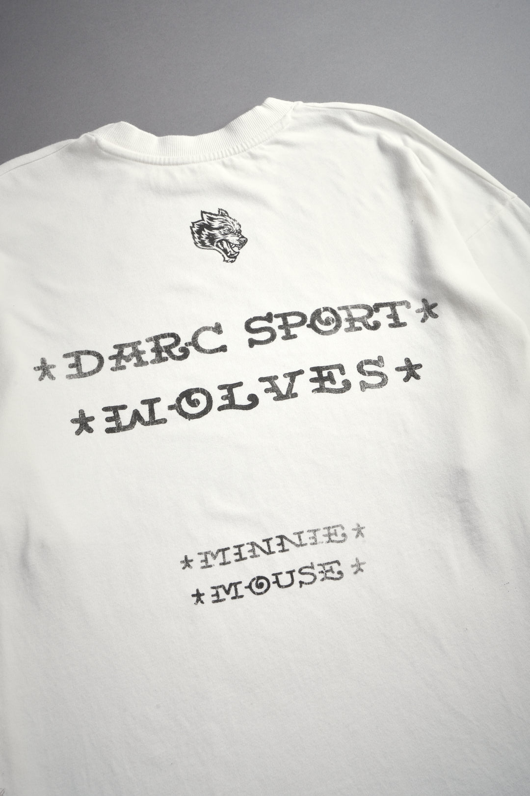 Minnie Mouse Energy  Side-By-Side Series Premium Oversized Tee in Cream