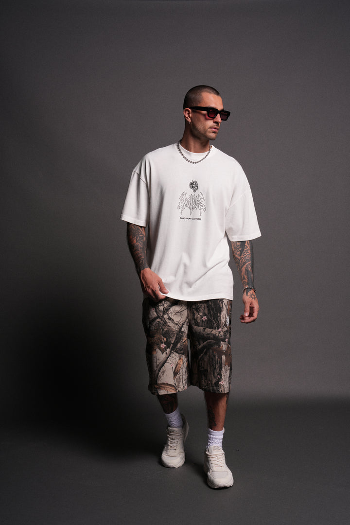 The Champion "Premium" Oversized Tee in Cream