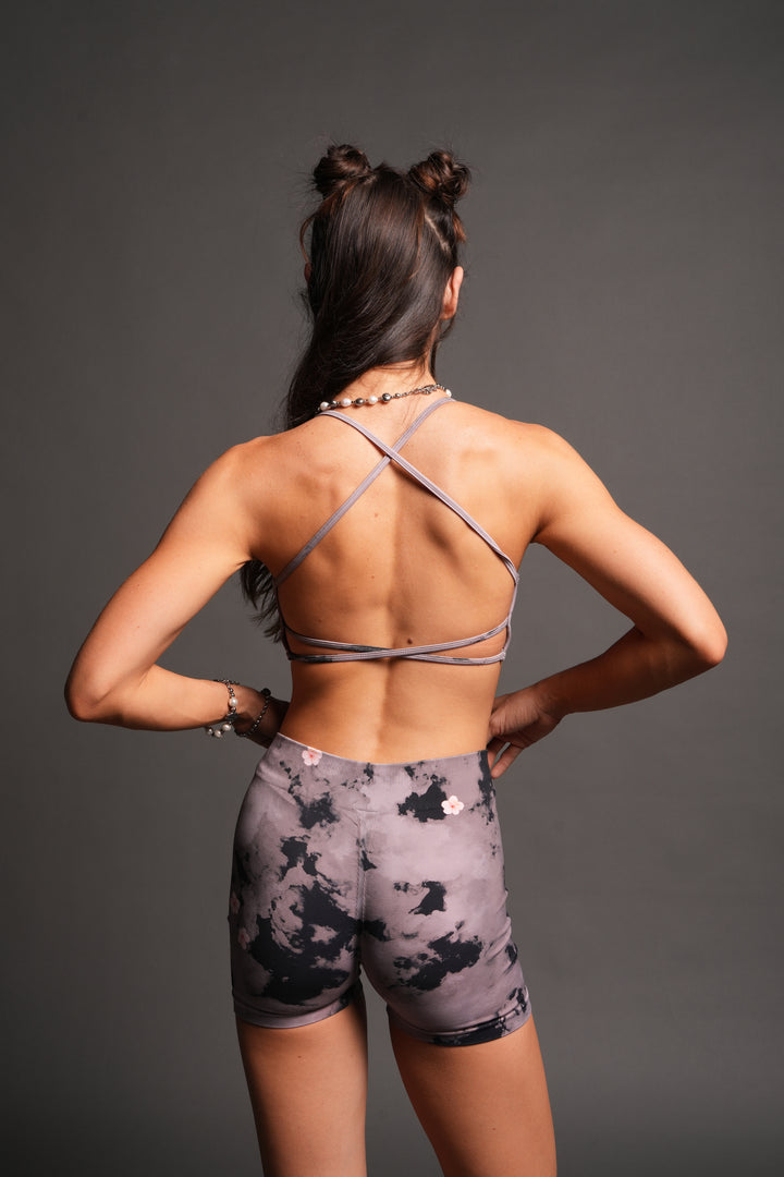 She Pyramid Layla Soft Seamless Bra In Sakura Rose Taupe Clouds