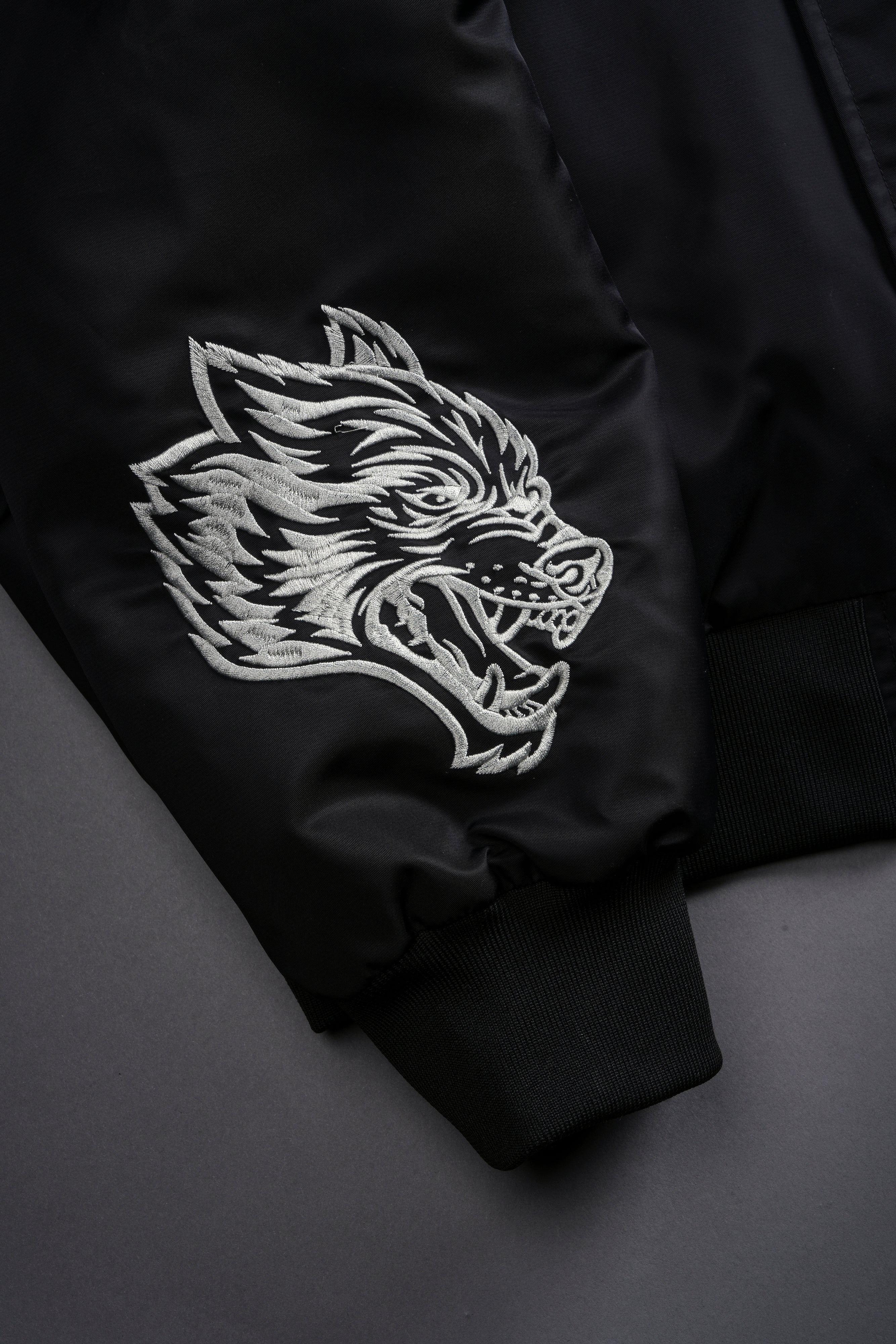 Fear Is My Ally Vicious Nylon Bomber Jacket in Black – DarcSport
