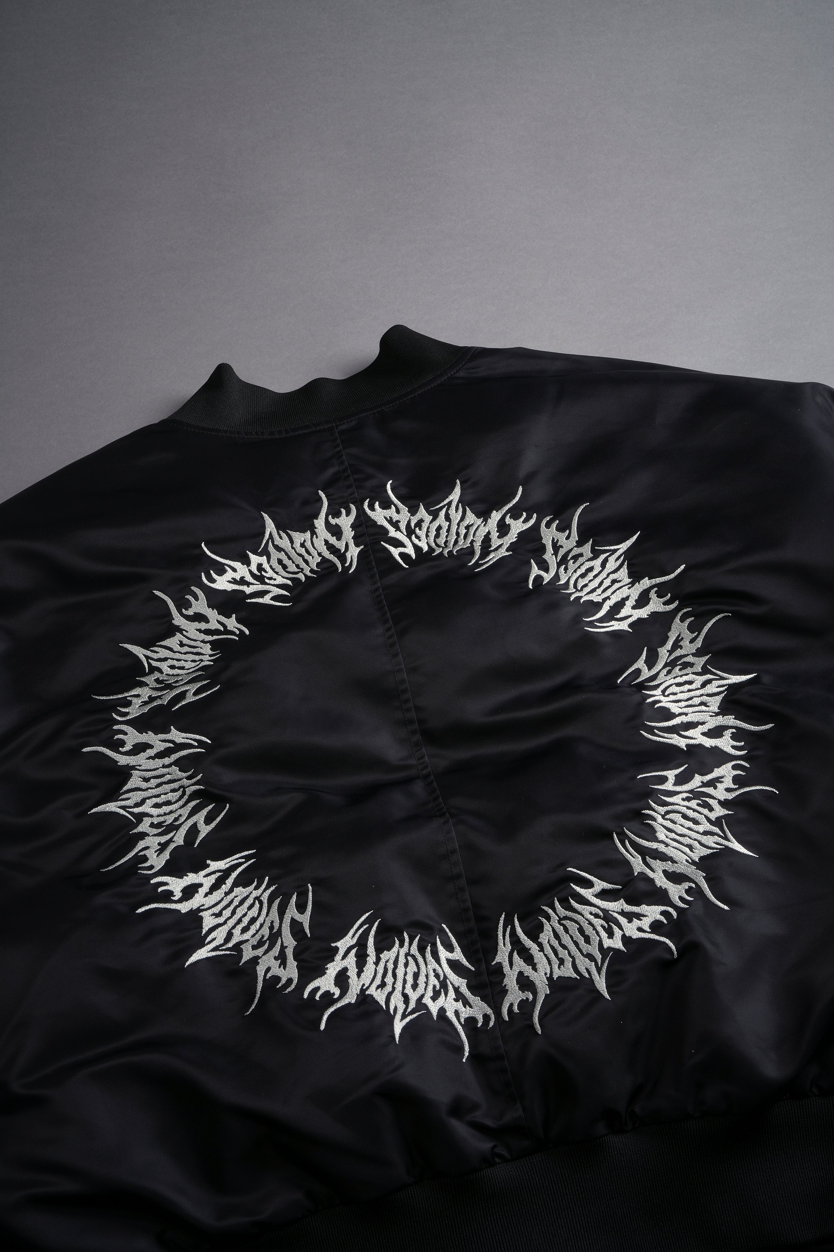 Fear Is My Ally Vicious Nylon Bomber Jacket in Black – DarcSport