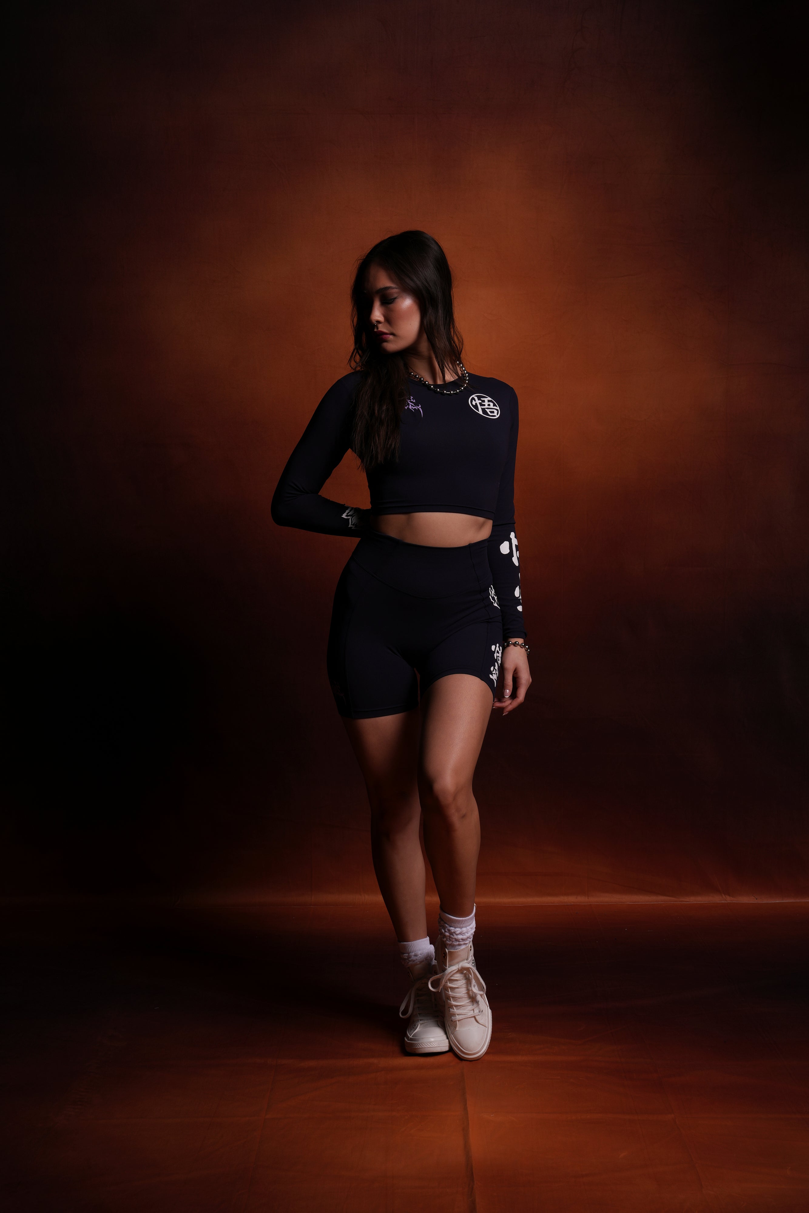 Go Wolves L/S "Energy" Top in Nightshade