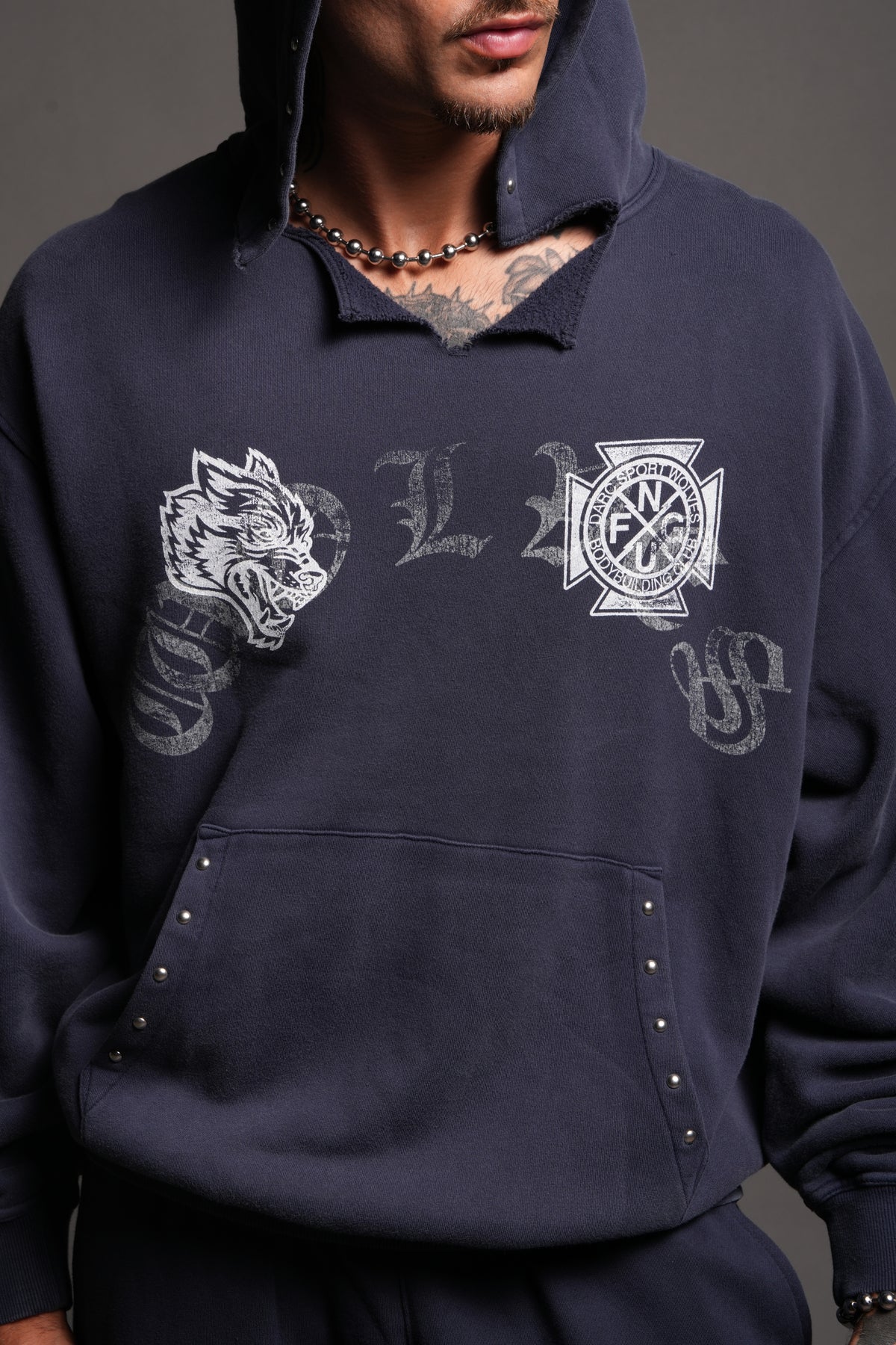Our Legacy Dempsey Hoodie In Navy