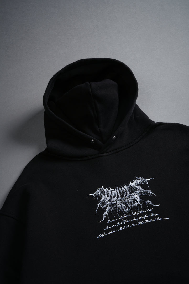 Demon Knight "Pierce" Hoodie in Black