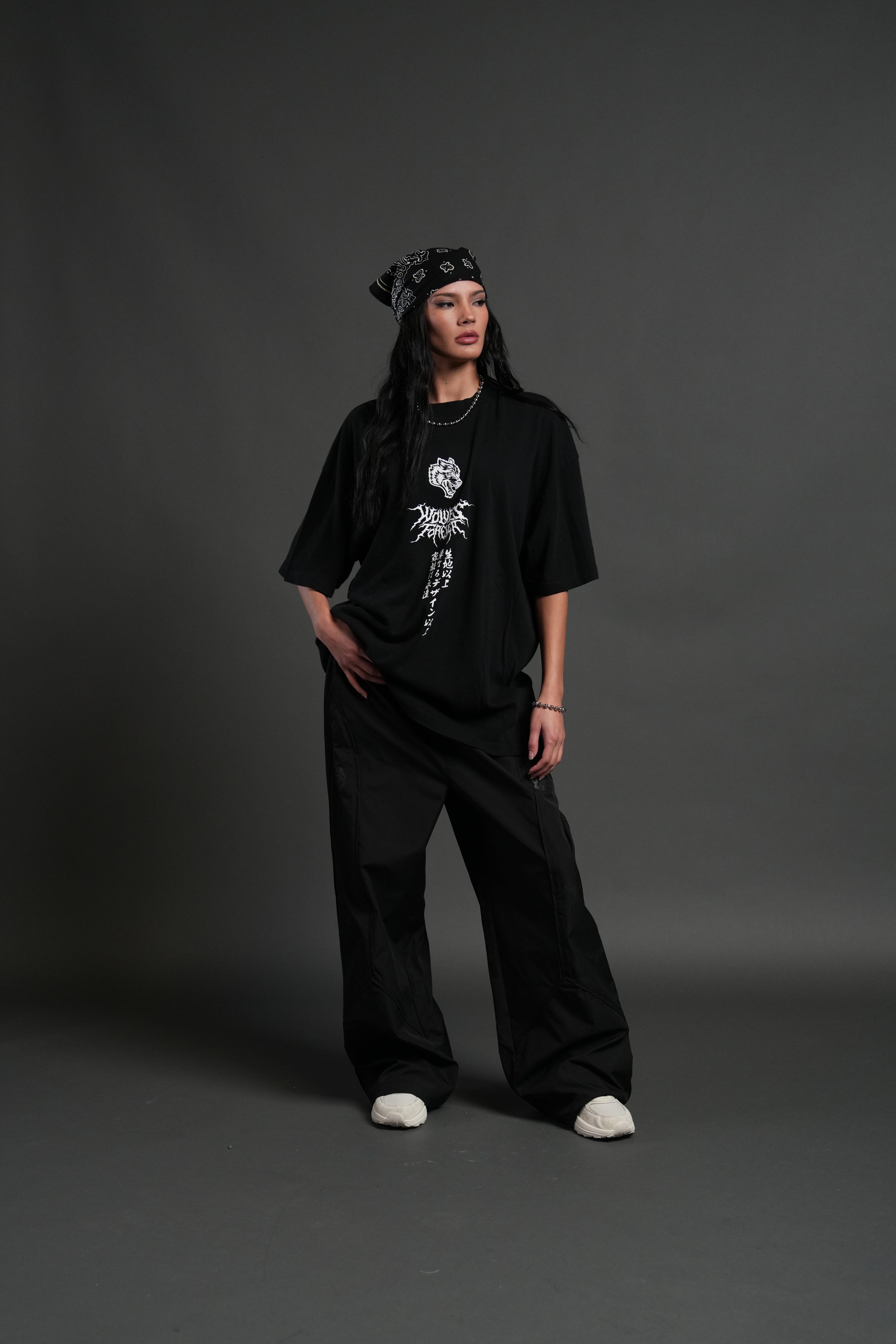 Demon Within "Premium" Oversized Tee in Black